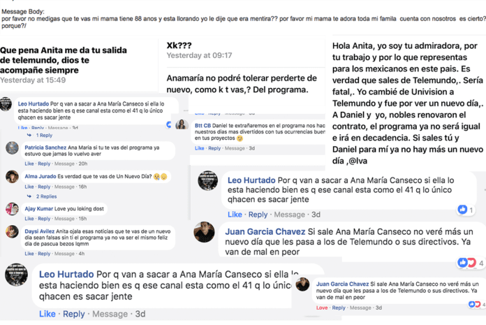 Algunos de los mensajes que ustedes me dejaron en mis redes sociales y mi blog