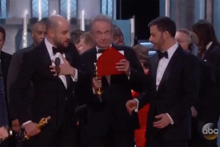 ¡La la la… regaron en los Premios Oscar!
