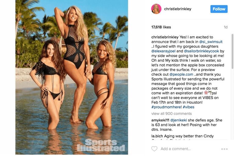 A sus 63 años, Christie Brinkley nos dejó con el 'ojo cuadrado'