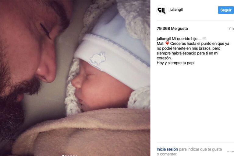 ¡Uy, Julián Gil mostró el rostro de Matías sin permiso de Marjorie!