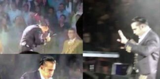 Alejandro Fernández en el Palenque de Puebla.