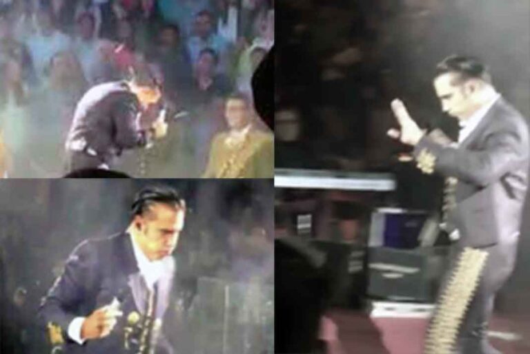 Alejandro Fernández en el Palenque de Puebla.