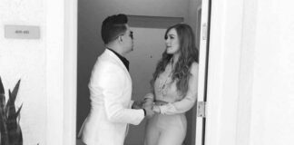 Larry Hernández y Kenia Ontiveros