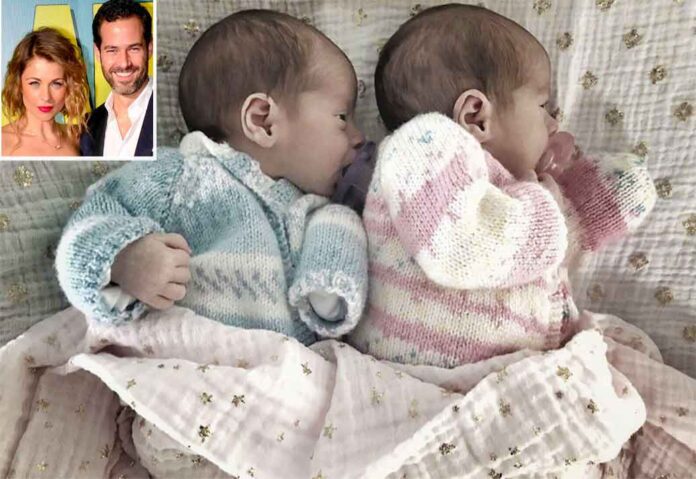 Los preciosos gemelos de Ludwika Paleta y Emiliano Salinas