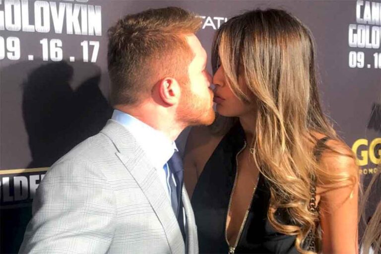 Shannon besa al Canelo y dice: 