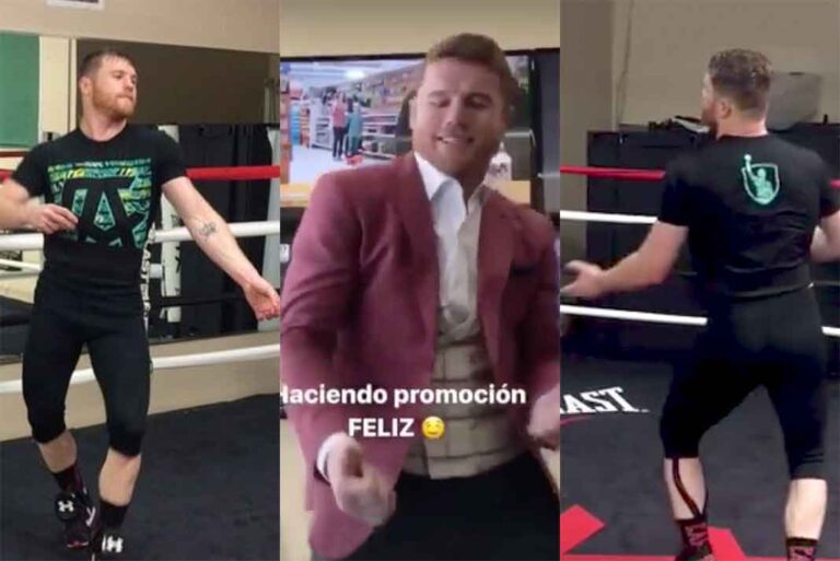 El Canelo baila las de Marc Anthony ¡y canta las de Juanga!