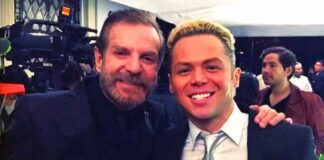 Alejandro y su pareja, cuando todo era aparente felicidad