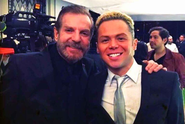 Alejandro y su pareja, cuando todo era aparente felicidad