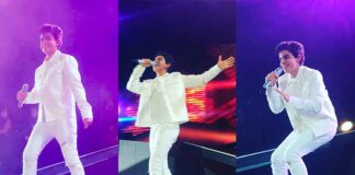 Ángel Gabriel presentó a su mamá cantando un pedacito del tema "Gloria"