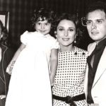Con su mamá doña Angélica Ortiz, su hija Angélica Vale y su esposo Raúl Vale