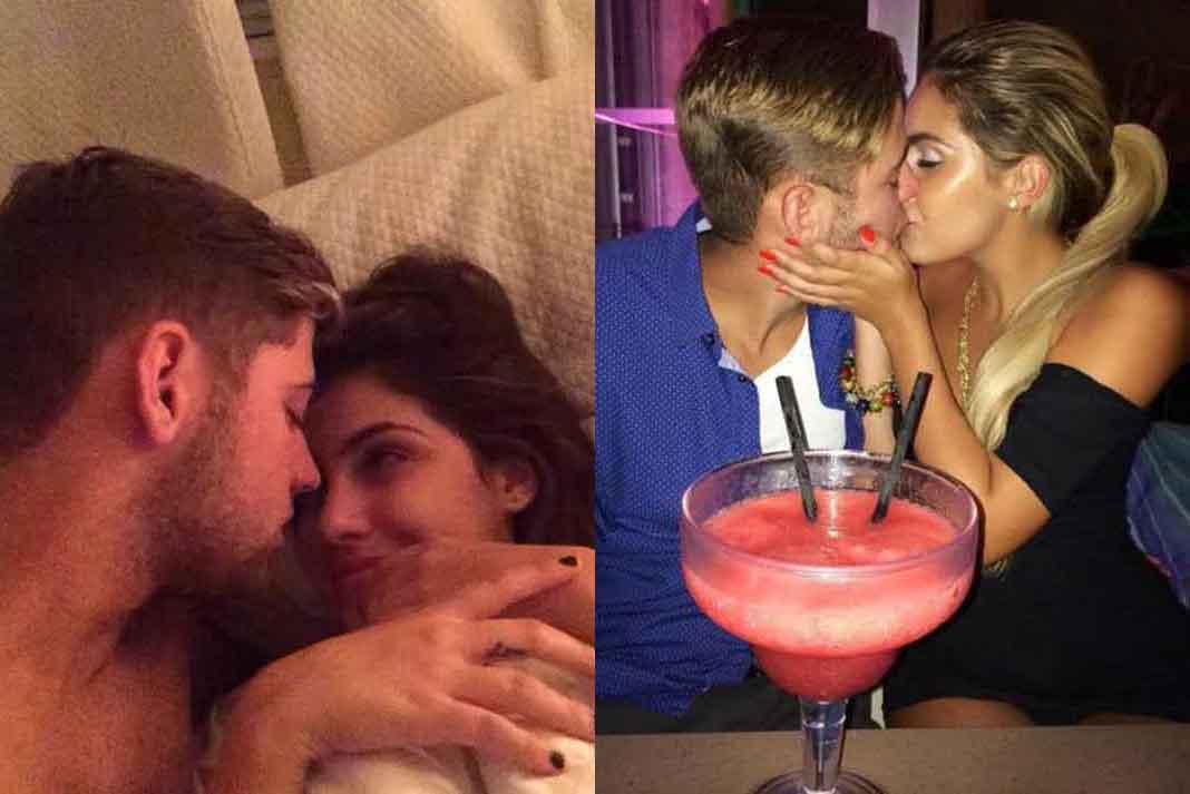 Fotografías con amigos besándose eran frecuentes en sus redes