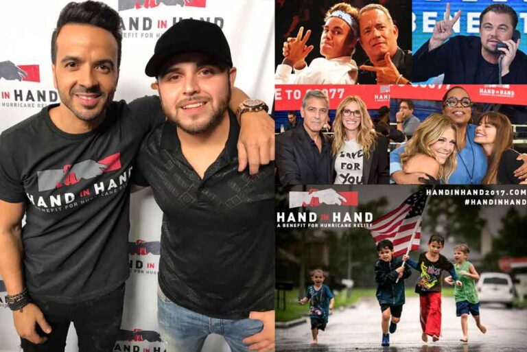 Los latinos dijeron presente en la teletón, junto a las luminarias del cine y la televisión de EU