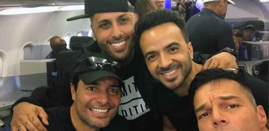 El súper escuadrón boricua conformado por Nicky Jam, Luis Fonsi, Chayanne y Ricky Martin
