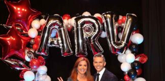 María Celeste posó con su nuevo colaborador del show Rodner Figueroa
