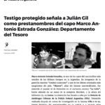 Un blog llamado El Vocero Argentino dice que el Departamento del Tesoro dice que un testigo protegido involucra a Julián
