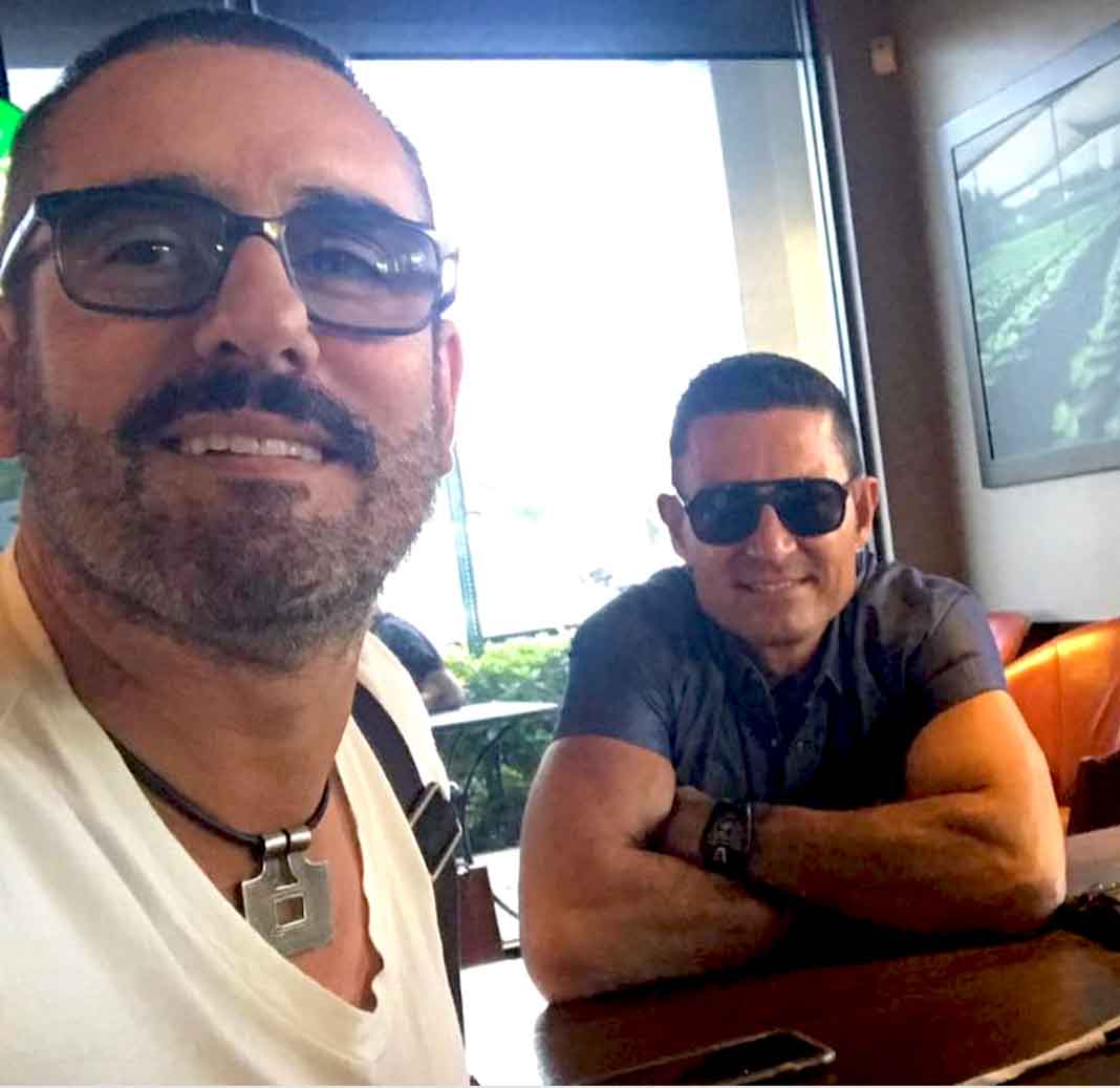 Miguel Varoni, director de la cuarta temporada de "Señora Acero", publicó la foto con Fernando