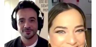 Adamari López aceptó el reto de cantar junto a Luis Fonsi