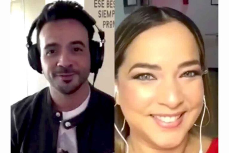 ¡Adamari López cantando con Luis Fonsi!