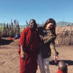 La presentadora visitó tribus de la región de Tanzania