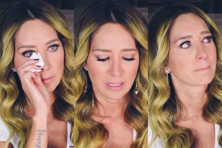 Geraldine Bazán rompió el silencio y también en llanto al hablar de su divorcio