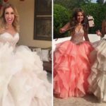 Lili y Thalía se divirtieron en grande vestidas de quinceañeras
