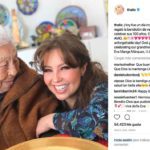 Thalía compartió esta imagen en su cuenta de Instagram