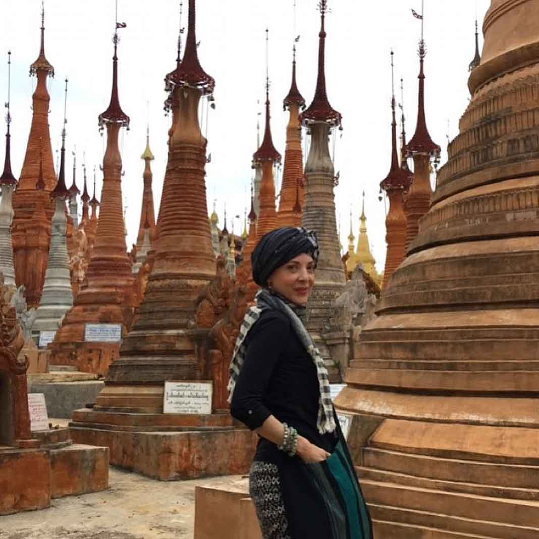 Durante su último día en Myanmar, país anteriormente conocido como Birmania