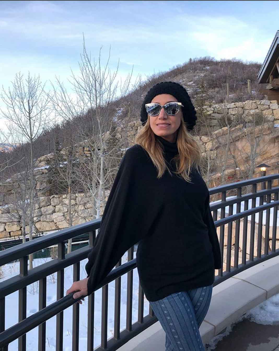 Lili ni en sus vacaciones en una montaña deja de ser fashion