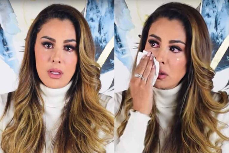 Ninel Conde rompió en llanto al hablar de sus ex