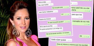 Geraldine Bazán denunció públicamente estar siendo acosado por mensajes de texto