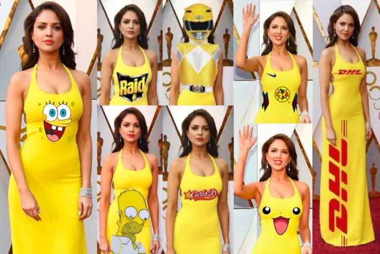 A la actriz le llovió con una serie interminable de memes