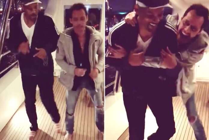 Will Smith es un estupendo alumno de salsa de Marc Anthony