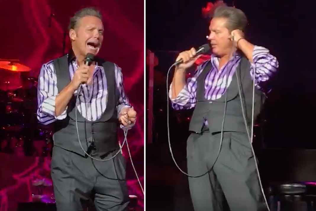 Según los asistentes, el concierto de Luis Miguel en Tucson, Arizona, fue un gran karaoke, porque sólo el público cantaba