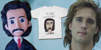La serie de Luis Miguel ha inspirado el ingenio mexicano, pues ya se venden piñatas y camisetas de su padre