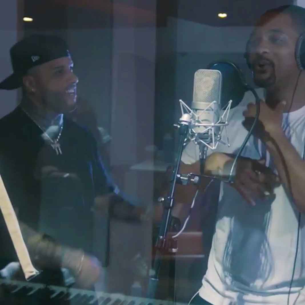 El reggaetonero y el Príncipe del Rap pusieron sus voces juntos en el mismo estudio