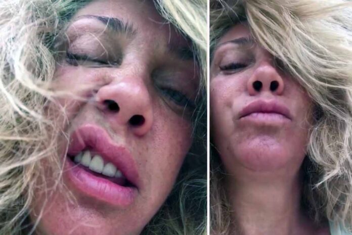 Es la segunda vez que Cynthia Klitbo se graba así