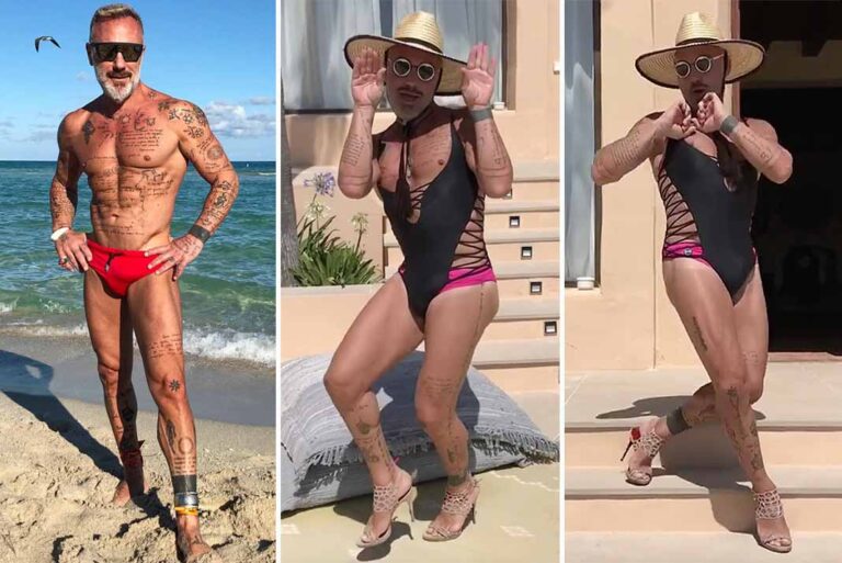 Gianluca Vacchi, seguramente como nunca esperaste verlo