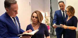 María Elena aceptó la invitación de aparecer junto a José Díaz-Balart, de Telemundo