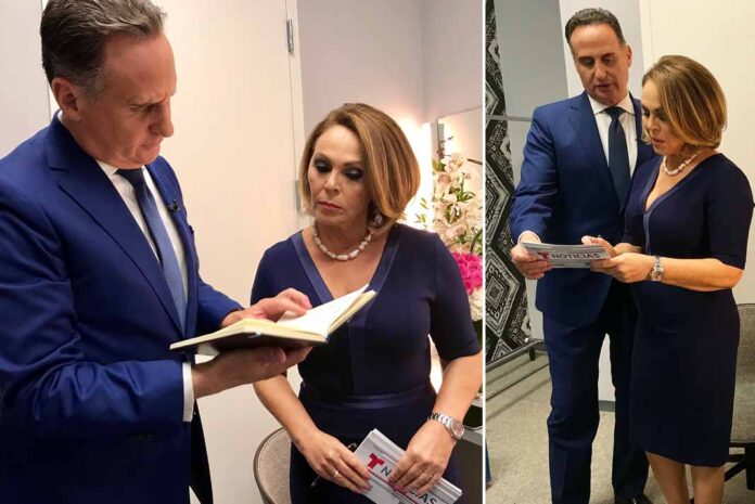 María Elena aceptó la invitación de aparecer junto a José Díaz-Balart, de Telemundo María Elena aceptó la invitación de aparecer junto a José Díaz-Balart, de Telemundo