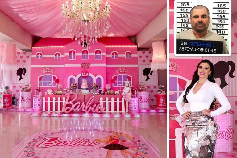 La lujosa fiesta fue organizada por la esposa de "El Chapo" para las gemelitas de ambos
