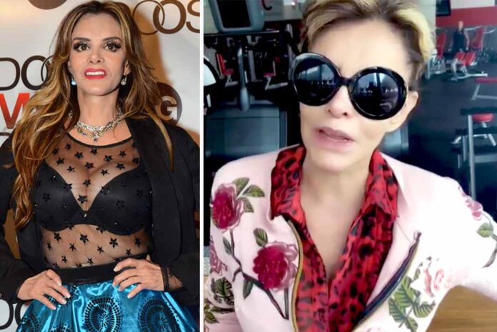 Lucía Méndez difundió un video haciendo caminadora en el gym, pero vestida de una manera peculiar