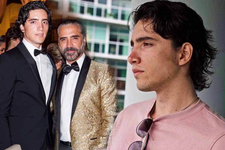 Alejandro está muy orgulloso de su primogénito