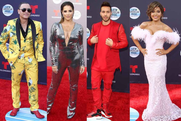 En esta edición de los Latin American Music Awards hubo un tutti frutti de colores y estilos