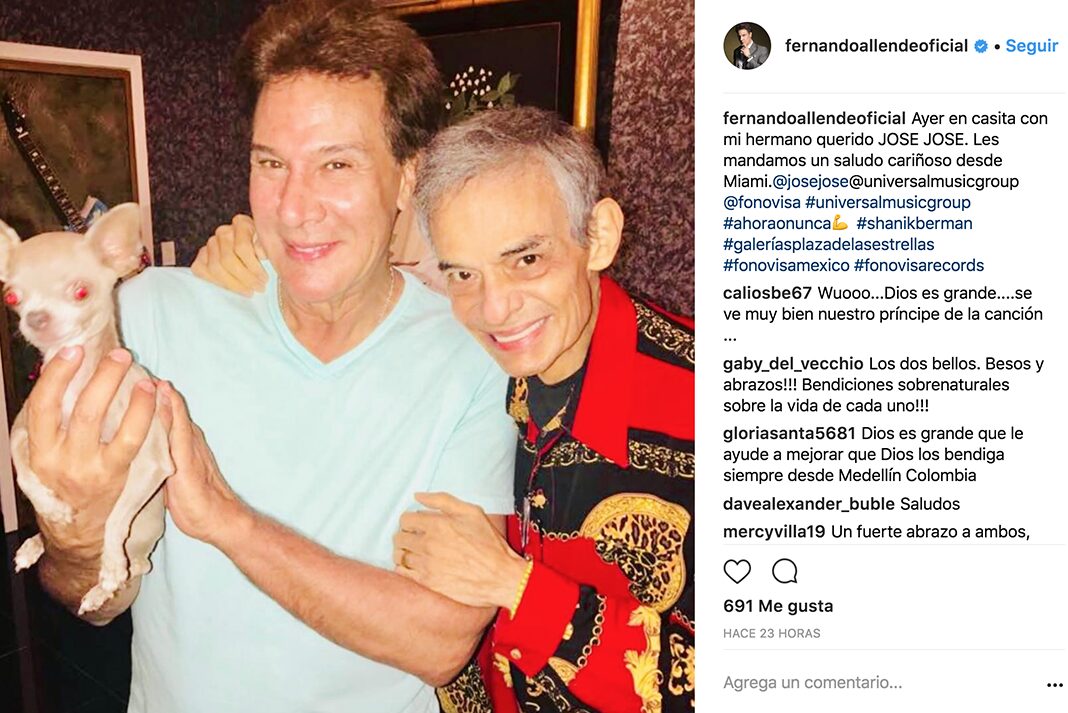 En junio de este 2018 posó con Fernando Allende en su primera y una imagen hasta la fecha tras su recuperación en México