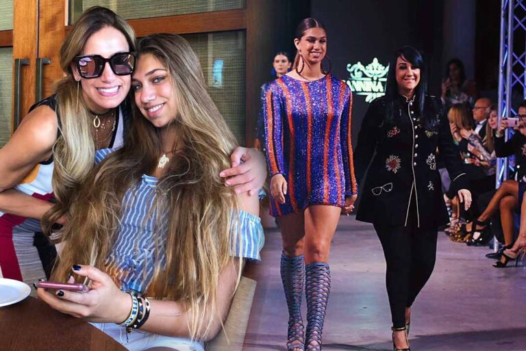 La hija de Lili Estefan tiene 16 años y la apoya en cada uno de los desfiles