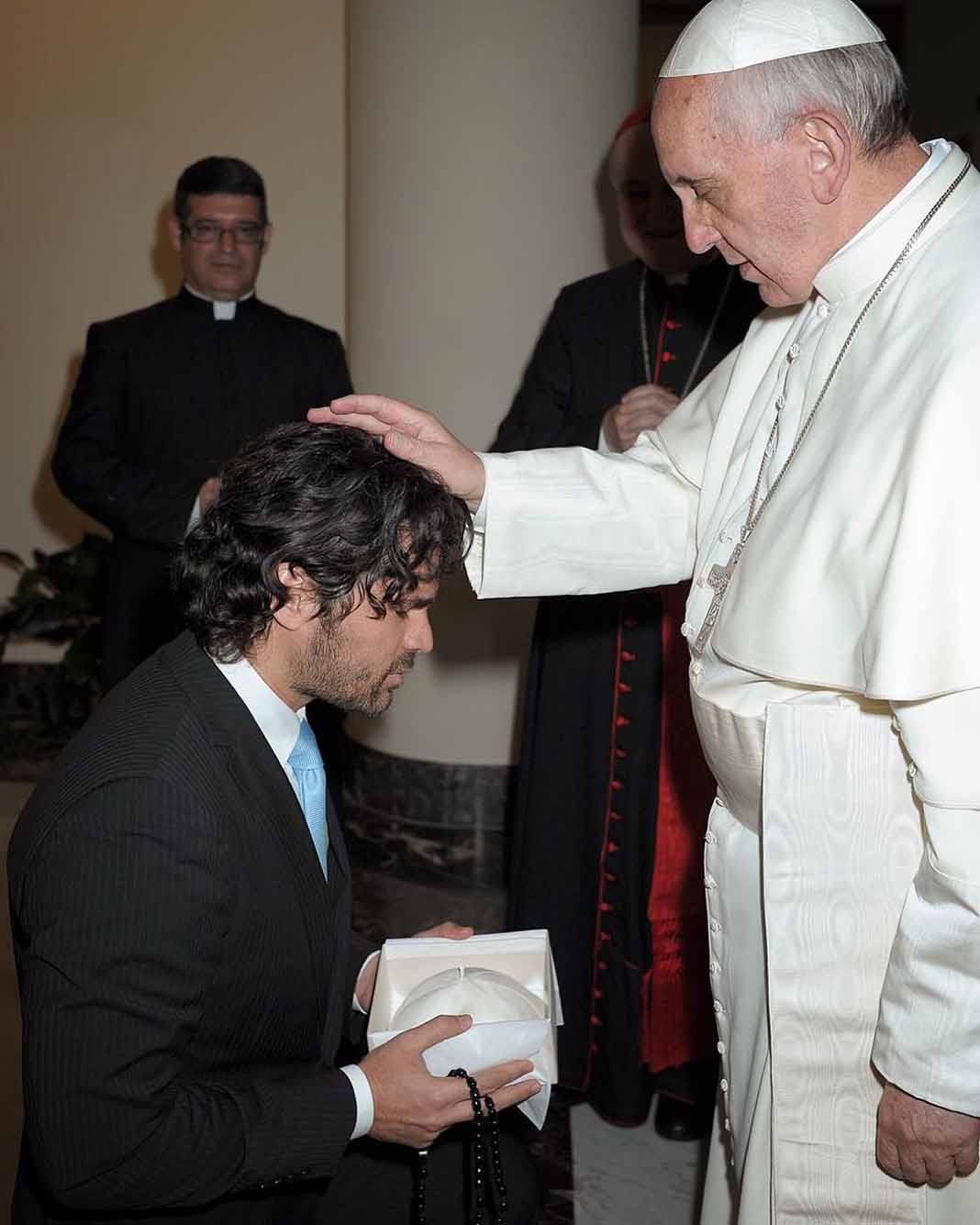 Ha recibido la bendición varias veces del Papa Francisco