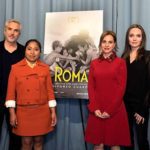Angelina Jolie vio con Alfonso Cuarón, Yalitza Aparicio y Marina de Tavira una de las proyecciones de "Roma"