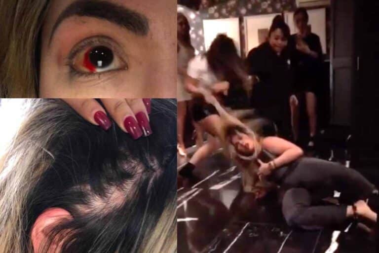 Mujeres agreden salvajemente a reportera y actriz de Televisa en un baño