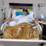 Julio Preciado ha estado varias veces internado en el hospital por diferentes causas