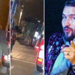 Sin pensarlo dos veces, Poncho se bajó de su camioneta para ayudar en el accidente